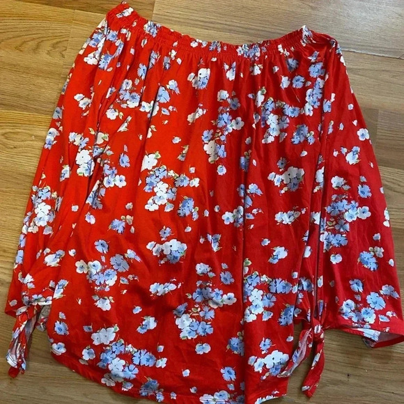 Lauren - Ralph Lauren Design Off Shoulder Floral Vintage print - As New -Size XL - Picture 7 of 10